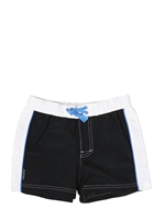 ARMANI JUNIOR - WATER REACTIVE PRINTED SWIMMING TRUNKS - BLUE