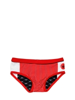 ARMANI JUNIOR - SWIMMING BRIEFS - RED/WHITE