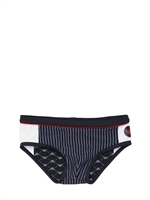 ARMANI JUNIOR - SWIMMING BRIEFS - BLUE/WHITE