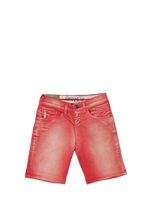 ARMANI JUNIOR - COLOURED BULL BERMUDA SHORTS - RED