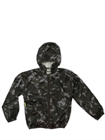 STELLA MCCARTNEY KIDS - FOLDABLE HOODED CAMOUFLAGE JACKET - GREEN CAMU