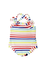 RYKIEL ENFANT - STRIPED BATHING SUIT - MULTI/NATUREL