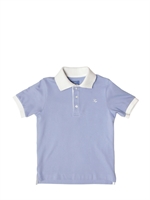FAY - COTTON PIQUET POLO - LIGHT BLUE
