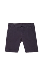 DKING - GABARDINE SLIM FIT BERMUDAS SHORTS - BLUE NAVY