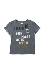 DKING - PRINTED JERSEY T-SHIRT - GREY