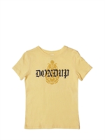 DKING - PRINTED VINTAGE T-SHIRT - YELLOW