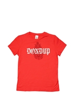 DKING - PRINTED VINTAGE T-SHIRT - CORAL