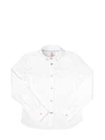 DKING - STRETCH POPLIN SHIRT - WHITE