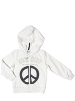 MOSCHINO KID - MOSCHINO IN THE HEARTS JERSEY SWEATSHIRT - WHITE