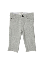 ZADIG&VOLTAIRE - COTTON JERSEY 5 POCKET TROUSERS - LT GREY MELANGE