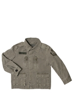 ZADIG&VOLTAIRE - COTTON FIELD CASUAL JACKET - MILITARY GREEN