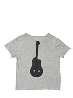 ZADIG&VOLTAIRE - COTTON JERSEY BACK DETAIL T-SHIRT - GREY MELANGE