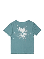 ZADIG&VOLTAIRE - PRINTED COTTON JERSEY T-SHIRT - AQUA