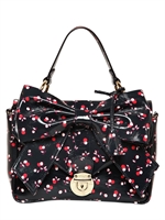 RED VALENTINO - BORSA IN PELLE STAMPA CILIEGE - MULTICOLORE