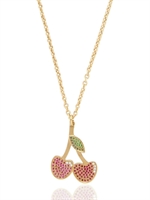 CAROLINA BUCCI - TROPICALIA PAVÉ KIRSCH-KETTE - RED RUBIES