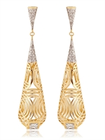 LARA BOHINC - TATJANA DROP EARRINGS - YELLOW/ GOLD