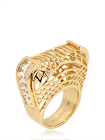 LARA BOHINC - TATJANA RING - YELLOW GOLD