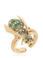 SCHIELD - BEE RING - BLUE