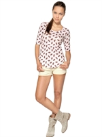 ISABEL MARANT ÉTOILE - PRINTED COTTON JERSEY T-SHIRT - LIGHT PINK