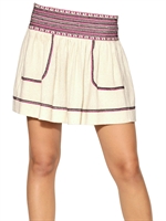 ISABEL MARANT ÉTOILE - GONNA IN SETA CON RICAMO - CORDA