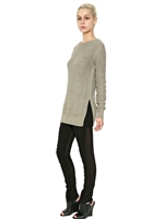 SILENT BY DAMIR DOMA - LONG COTTON SWEATER - BEIGE