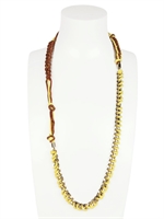 ISAJON - HEATHER NECKLACE - GOLD/YELLOW