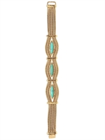 AURELIE BIDERMANN - SONNENUNTERGANG ARMBAND - TÜRKIS