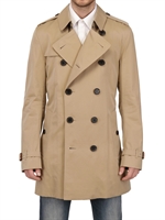 BURBERRY LONDON - TRENCH IN COTONE CERATO - BEIGE