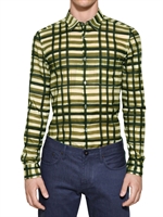 BURBERRY LONDON - BEDRUCKTES BAUMWOLLPOPELINE SLIM FIT T-SHIRT - BEIGE/GRÜN
