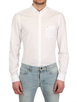 BURBERRY BRIT - LEICHTES BAUMWOLL OXFORD HEMD - WEIß