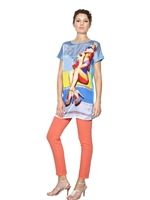 SWEET MATILDA - PRINTED TECHNO JERSEY T-SHIRT - MULTI