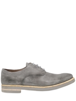 CORVARI - SCARPE STRINGATE IN PELLE LAVATA - GRIGIO