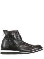 CORVARI - SNEAKERS IN PELLE - NERO