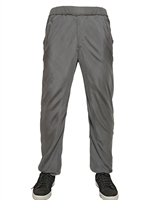 LANVIN - SILK CHIFFON & JERSEY JOGGING TROUSERS - GREY