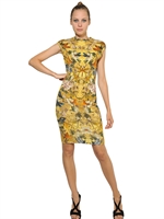 ALEXANDER MCQUEEN - ABITO IN LANA MERINO STAMPATO - MULTICOLORE