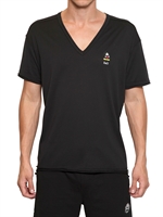 DOLCE & GABBANA - JERSEY T-SHIRT MIT MICKEY MOUSE & LOGO - SCHWARZ