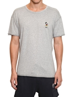 DOLCE & GABBANA - T-SHIRT MIT MICKEY MOUSE LOGO DRUCK - GRAU MELANGE
