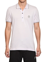 DOLCE & GABBANA - BAUMWOLL PIQUÉ POLO MIT LOGO - HELLPINK