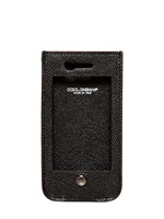 DOLCE & GABBANA - IPHONE-HÜLLE AUS DAUPHINE LEDER - SCHWARZ