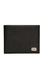 DOLCE & GABBANA - GELDBEUTEL AUS DAUPHINE LEDER - SCHWARZ
