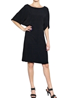 SEE BY CHLOE' - ZERKNITTERTES KLEID AUS VISKOSE - SCHWARZ