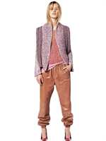 SEE BY CHLOE' - SOFT CHUNKY KNIT CARDIGAN - LILAC