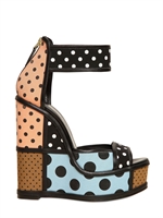 PIERRE HARDY - ZEPPE IN TELA DI COTONE A POIS 150MM - MULTI DOTS