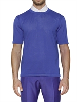 JIL SANDER - T-SHIRT IN NYLON TRICOT - BLU
