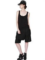 Y-3 - TUTA IN JERSEY DI COTONE LEGGERO - NERO