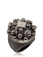 RAFIDA BIJOUX - STUDDED BUTTON RING - MARMO