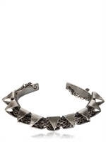 EMANUELE BICOCCHI - NIETEN UND KETTEN ARMBAND - SILBER