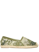 VALENTINO - ESPADRILLAS IN COTONE CAMOUFLAGE 10MM - MULTIGREEN