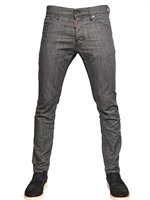 DSQUARED - 16CM STRETCH DENIM COOL GUY JEANS - GREY