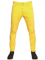 DSQUARED - JEANS COOL GUY IN DENIM STRETCH 16CM - GIALLO